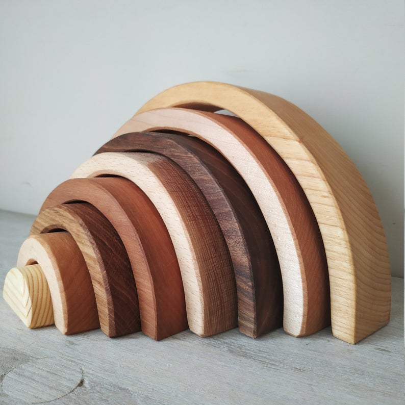 Rostok| Wooden Rainbow Stack